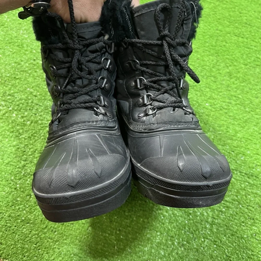 Vintage Sorel Duck Boots Women's 8 Canadian Made Kaufman Snow Sherpa 